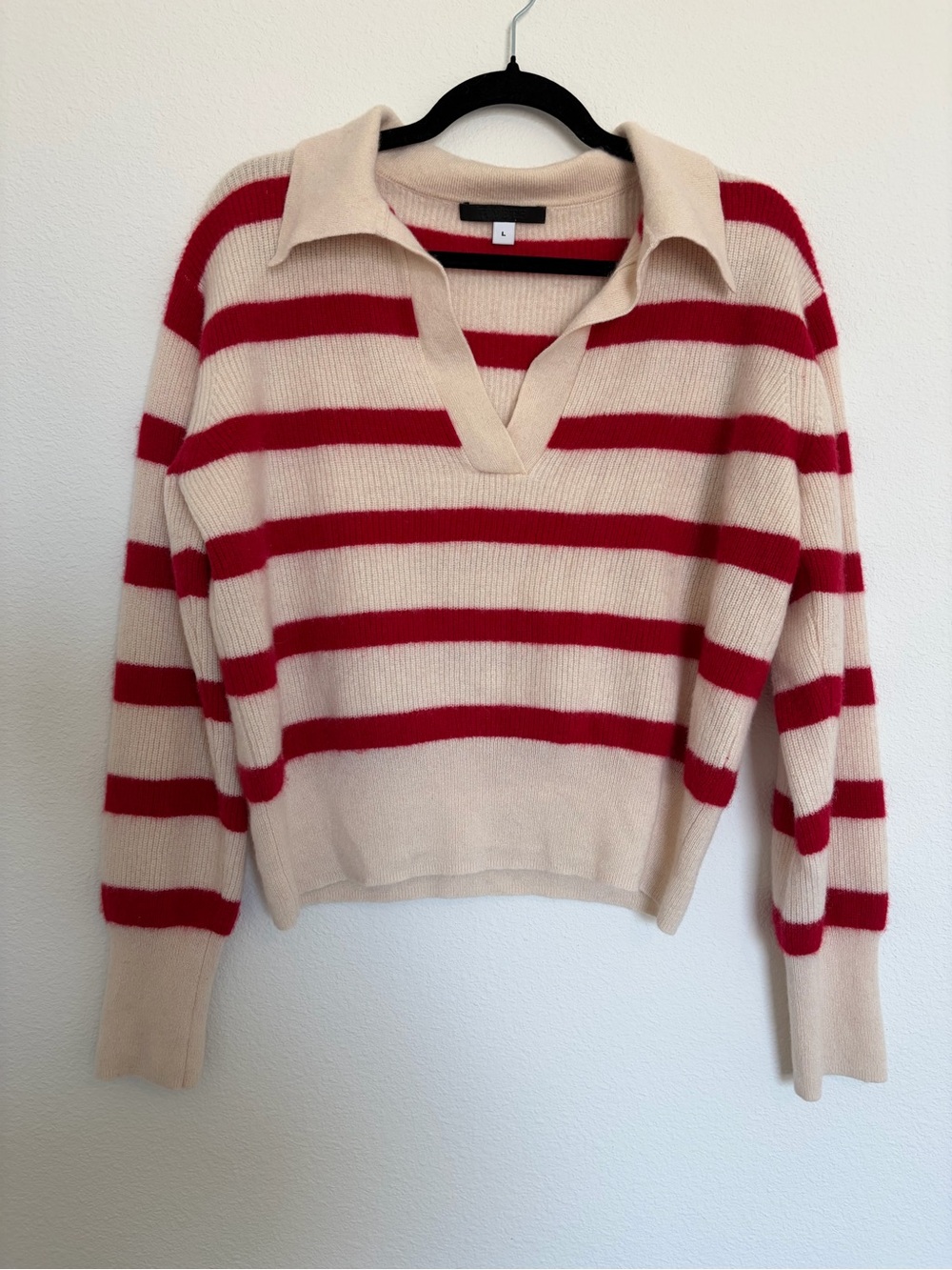 Wyete Cashmere Striped Polo